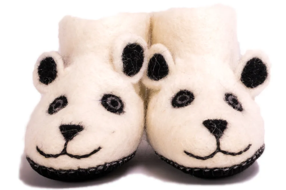 Polar bear slippers