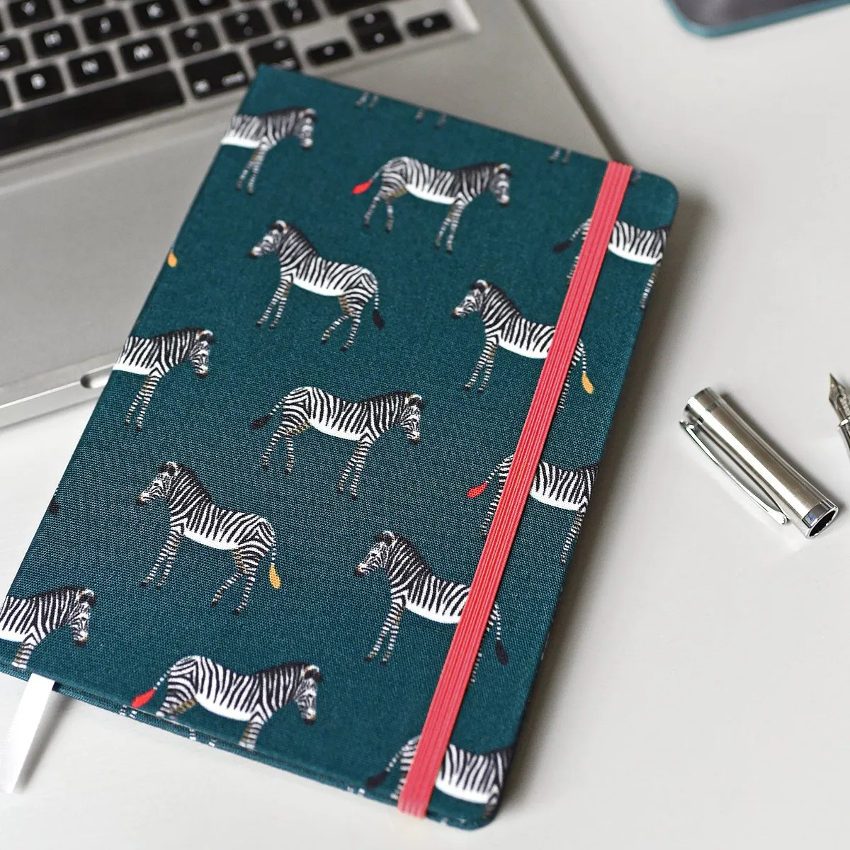 Zebra notebook lifestyle shot