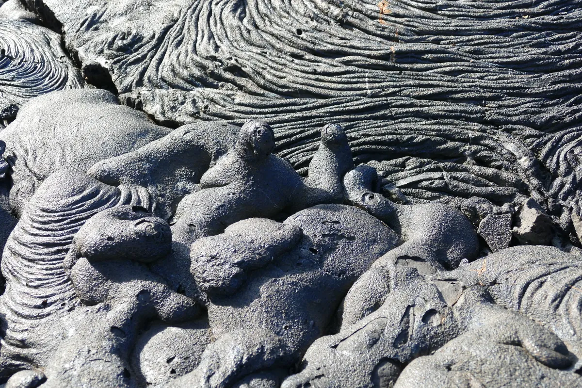 2nd place Landscape: lava formations, Santiago island. © Peter Topley/Galapagos Conservation Trust