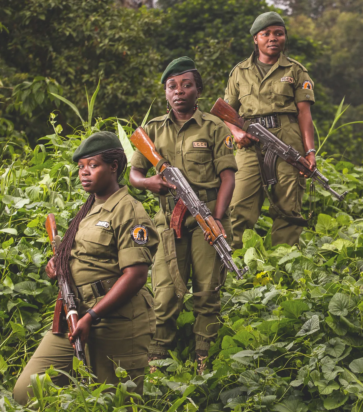 Some of the female rangers from Virunga National Park. © Adam Kiefer
