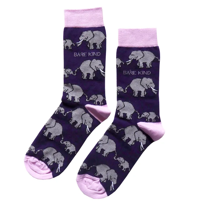 Bare Kind socks - Elephants