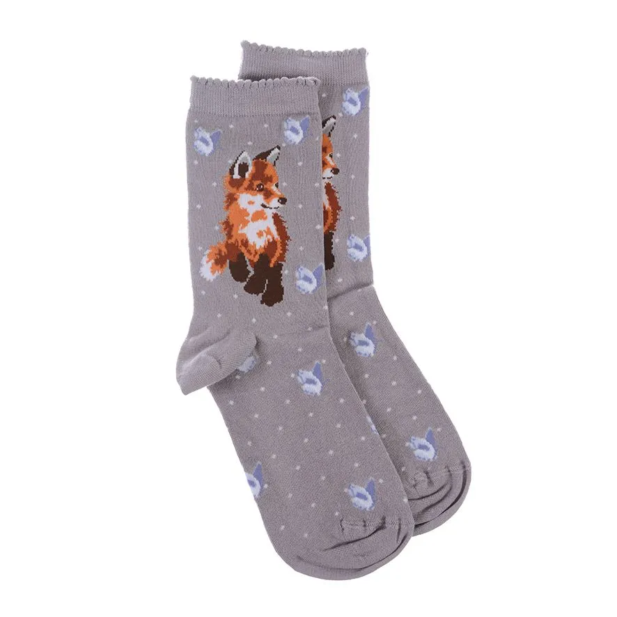 Wrendale fox socks