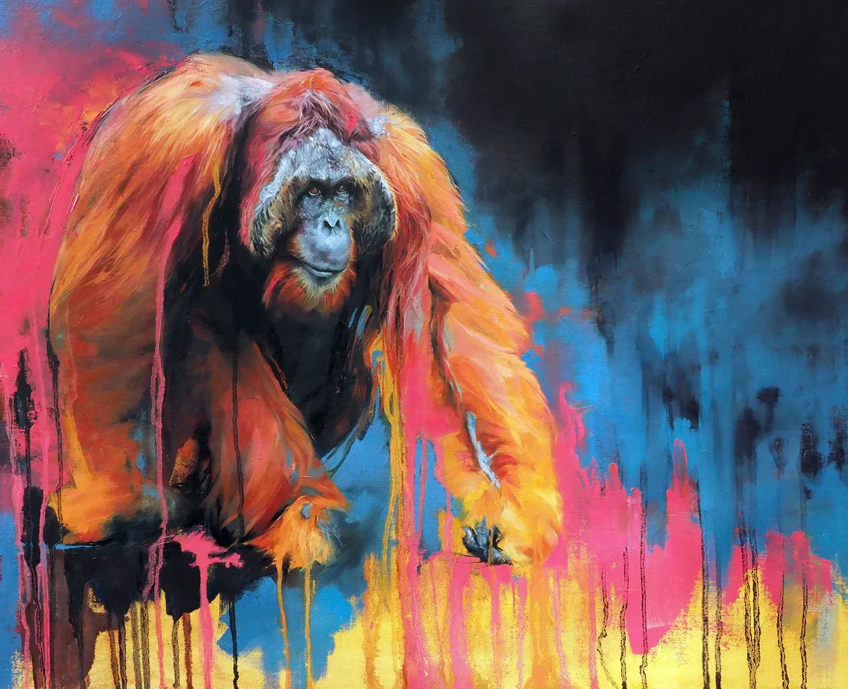 Orangutan artwork 