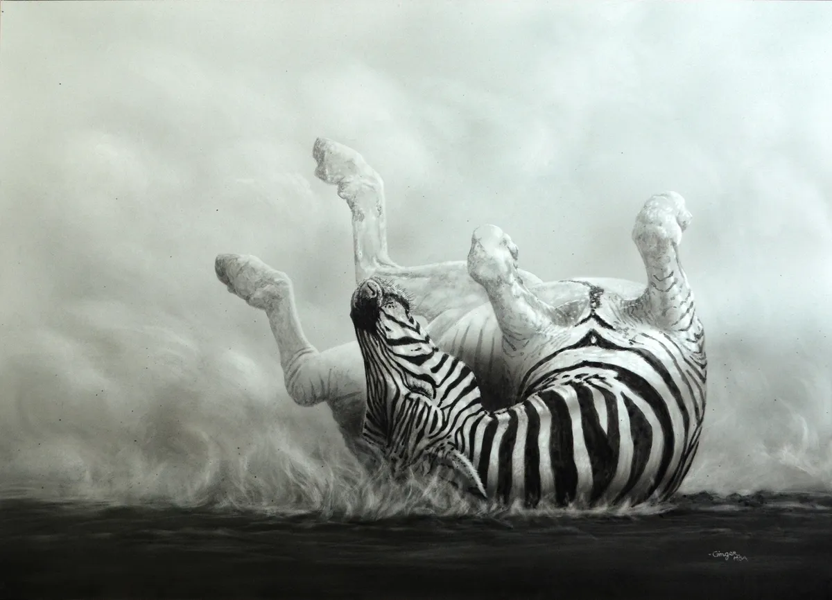 Zebra artwork 