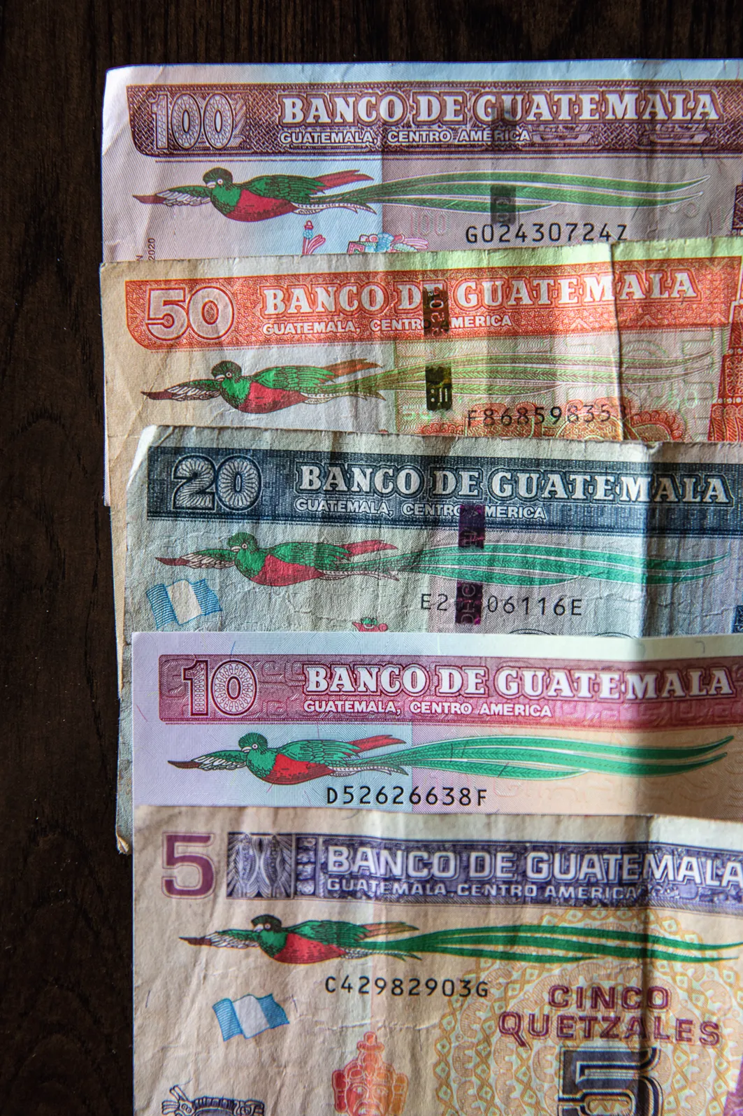 Guatemalan quetzal currency