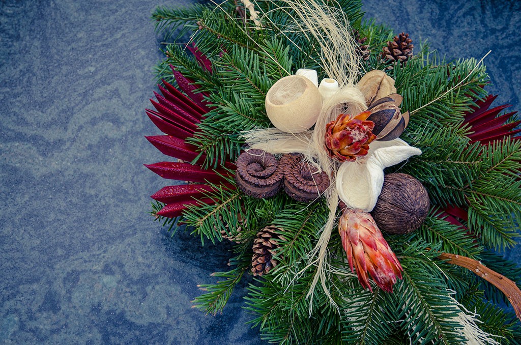 Grabschmuck im Herbst