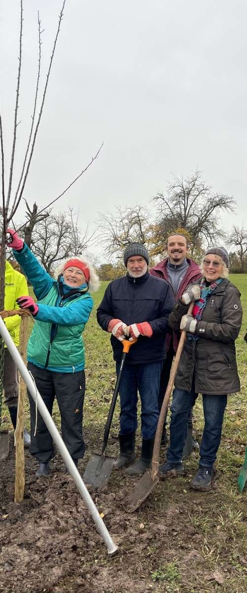 Baumpflanzaktion im Naturschutzgebiet Greutterwald | NUSSBAUM