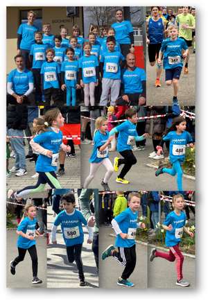 Race Kids der Lindenschule Murr beim 20. SÜWAG-Lauf in Pleidelsheim