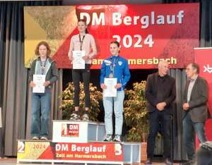 Lisa Maisch ist Deutsche Vizemeisterin im Berglauf