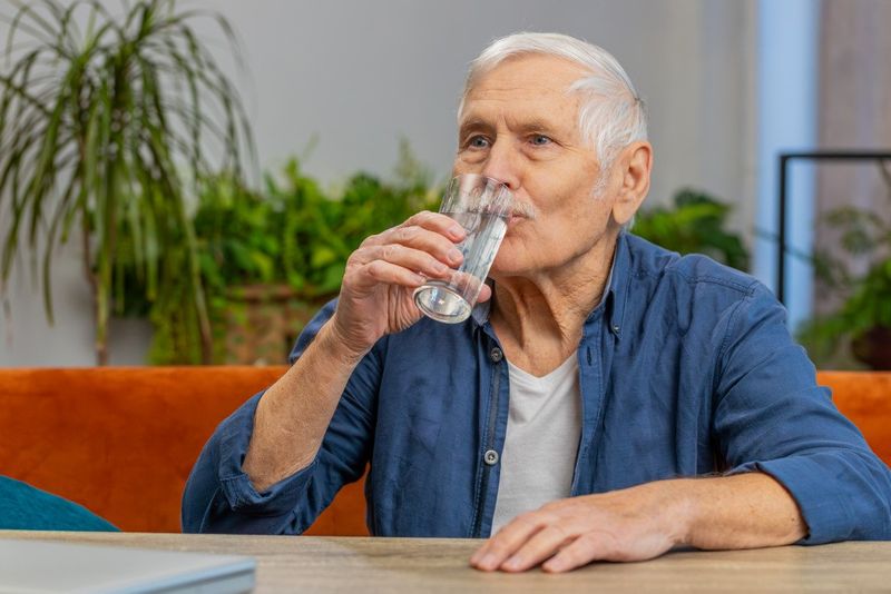 Vor allem für ältere Menschen ist es wichtig, ausreichend zu trinken.Foto: Andrii Iemelyanenko/iStock/Getty Images Plus