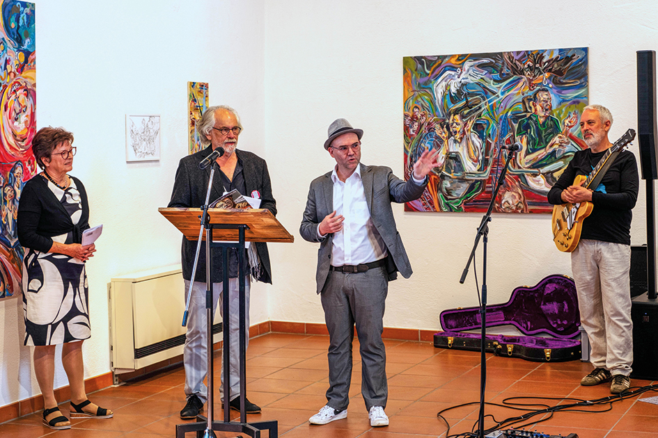 Wolfgang Neumann beim Kunstforum Weil der Stadt 2025 | Redaktion ...