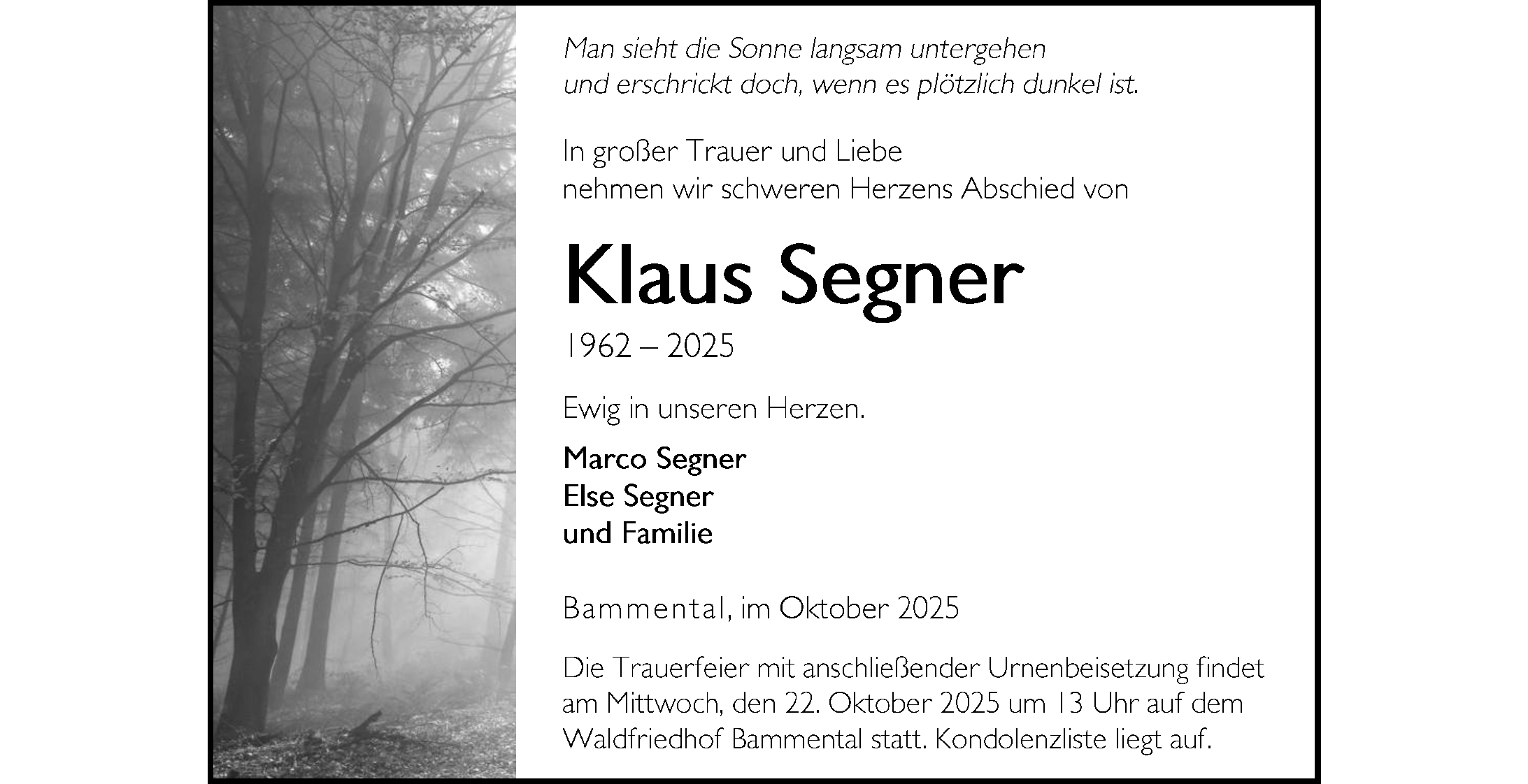 Klaus Segner | NUSSBAUM.de