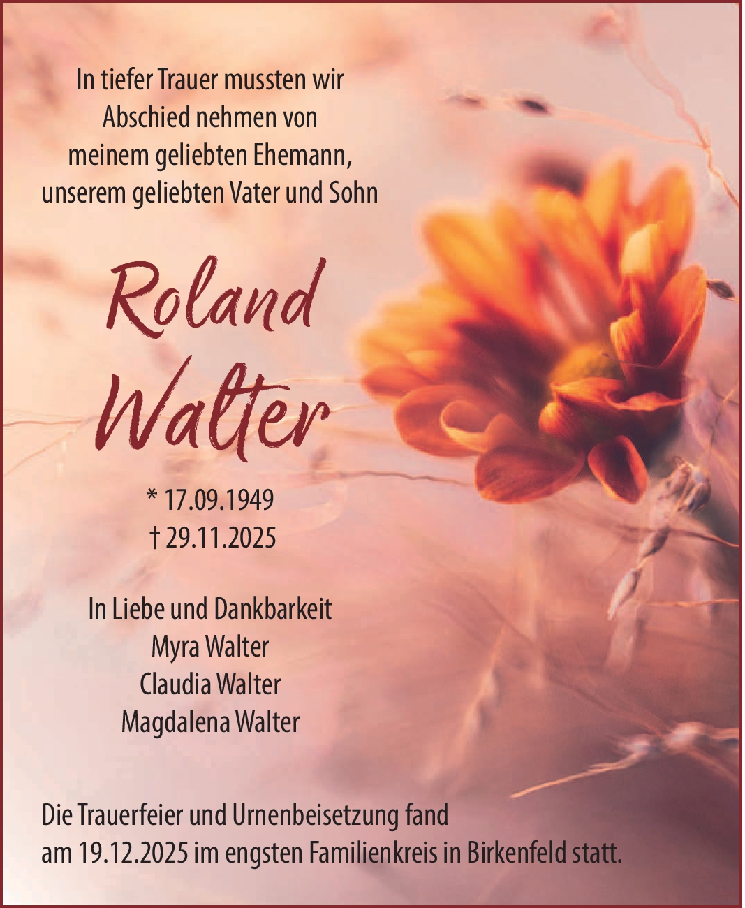 Walter Roland Roland Walter | NUSSBAUM.de