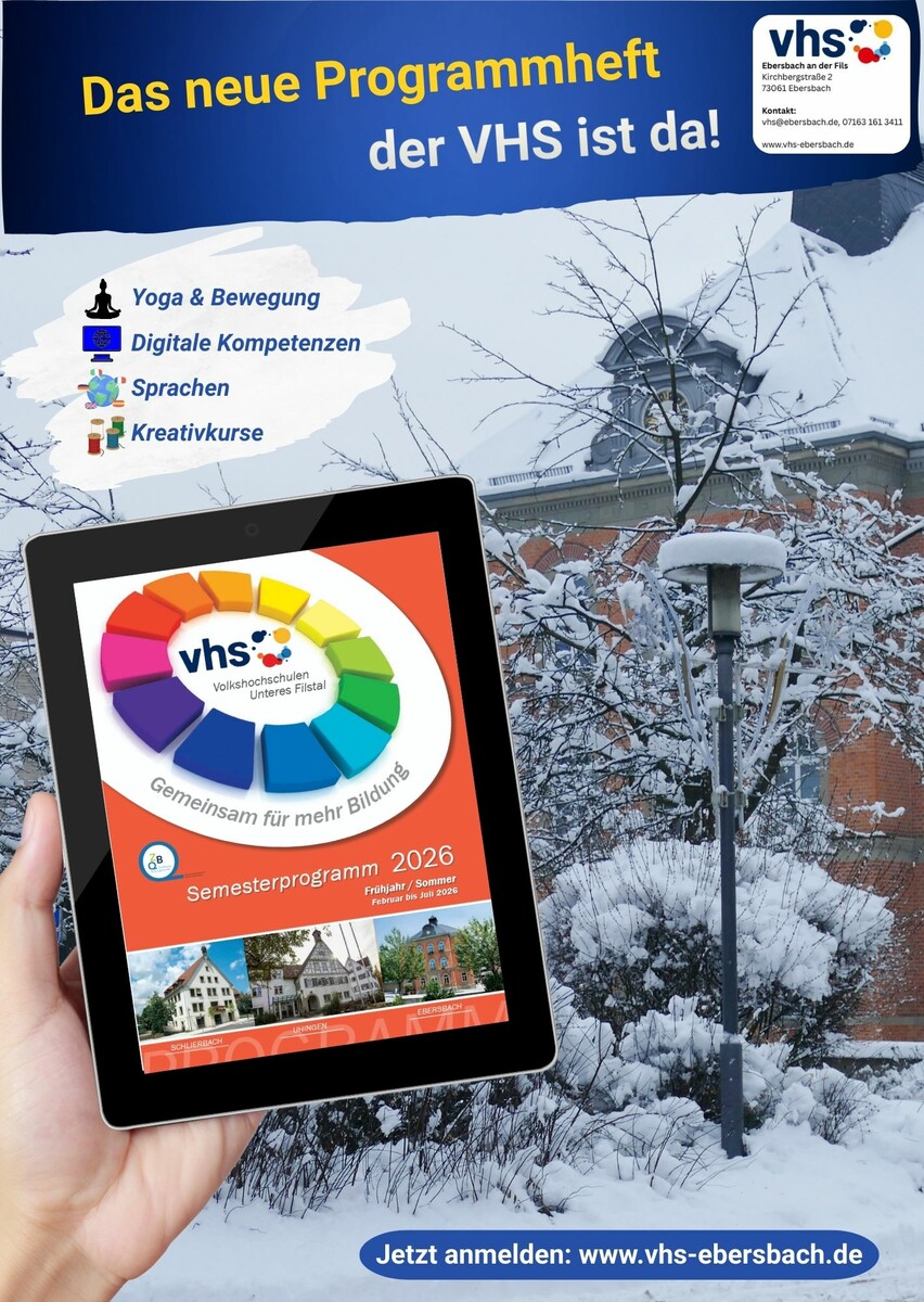 Neues Programm der VHS veröffentlicht – auf www.vhs-ebersbach.de und im ...