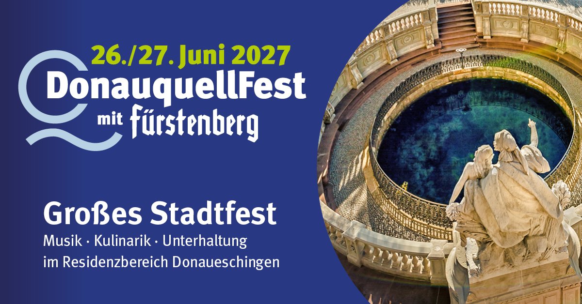 DonauquellFest mit Fürstenberg