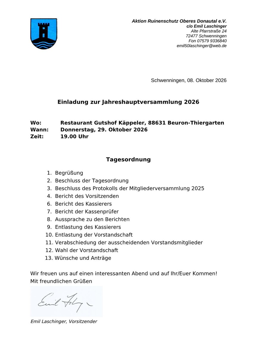 Aktion Ruinenschutz Oberes Donautal e. V. | Naturpark Obere Donau e. V ...