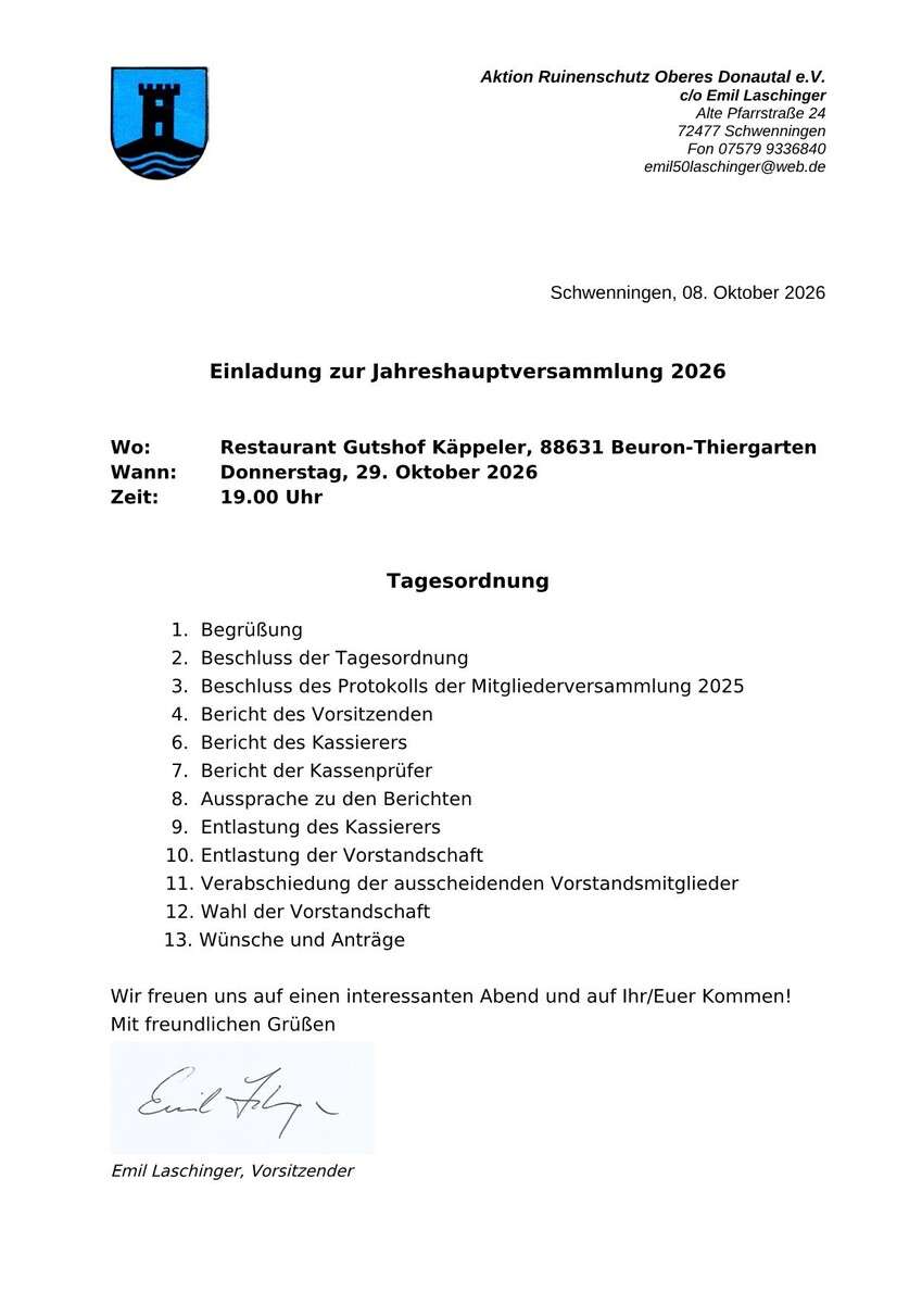 Aktion Ruinenschutz Oberes Donautal e. V. | Naturpark Obere Donau e. V ...