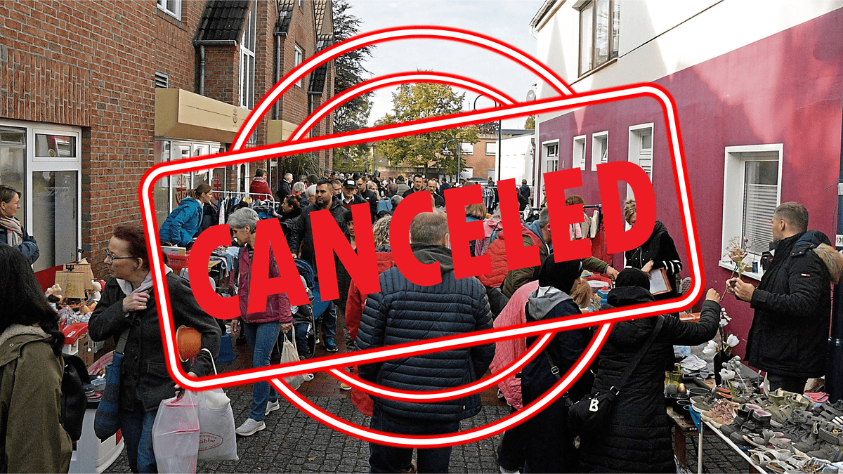 Due to poor weather conditions: Vechta cancels Thomasmarkt flea market