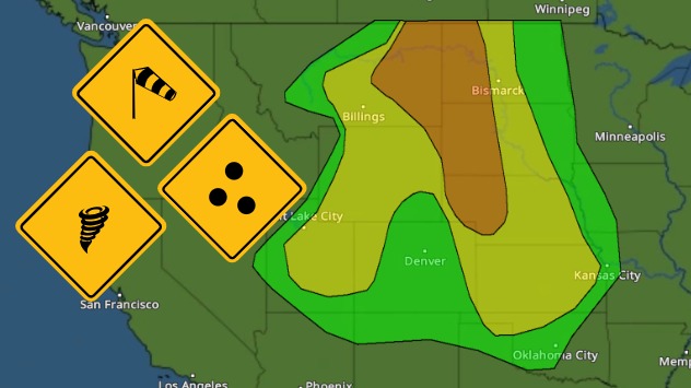 Strong storms for Rockies, High Plains: Large hail possible – Weather News