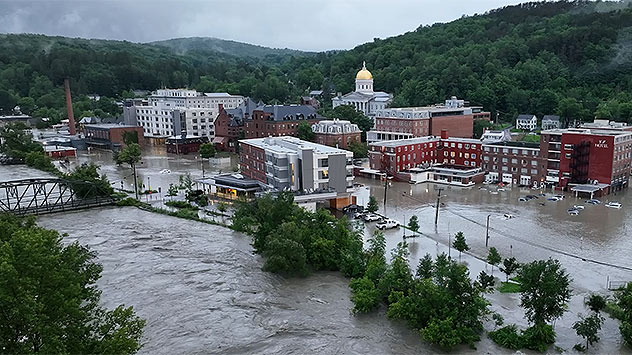 Reporter on the ground: Major flooding in US capital of Vermont ...