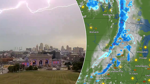 Kansas City lightning - More storms for the Midwest – Weather News
