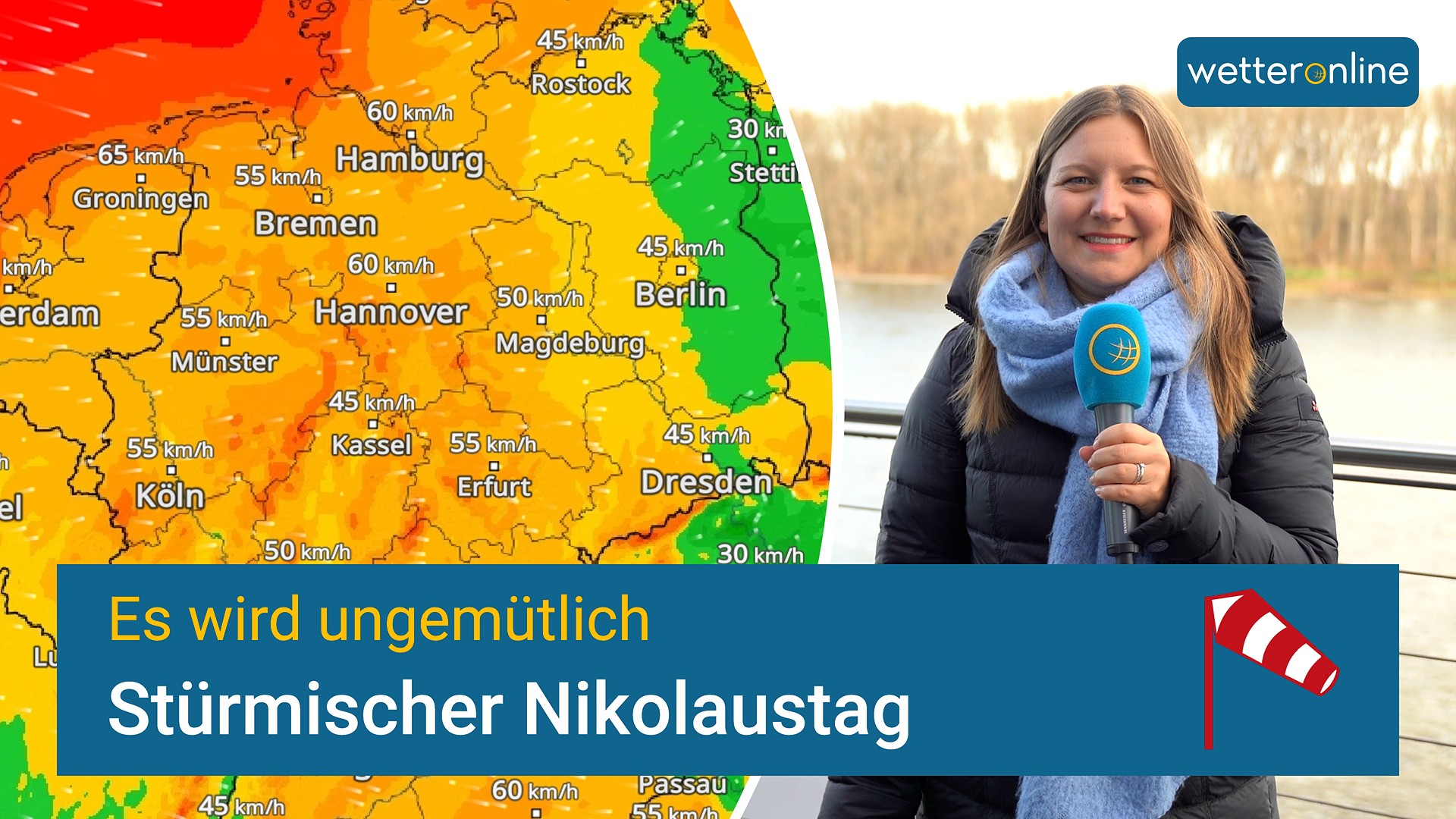 Viel Wind und Regen - Zum Nikolaus stürmisch