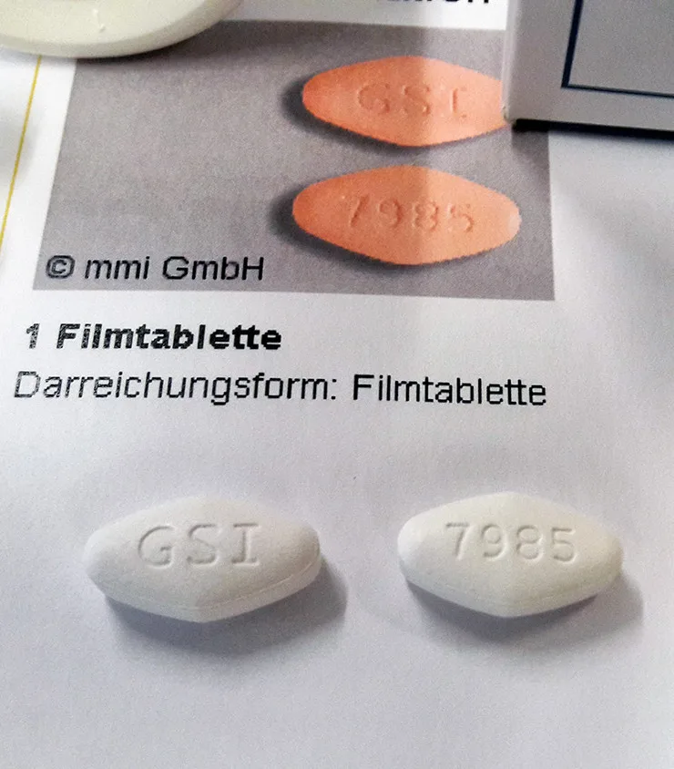 Kamen die weißen Harvoni-Tabletten von Gilead?