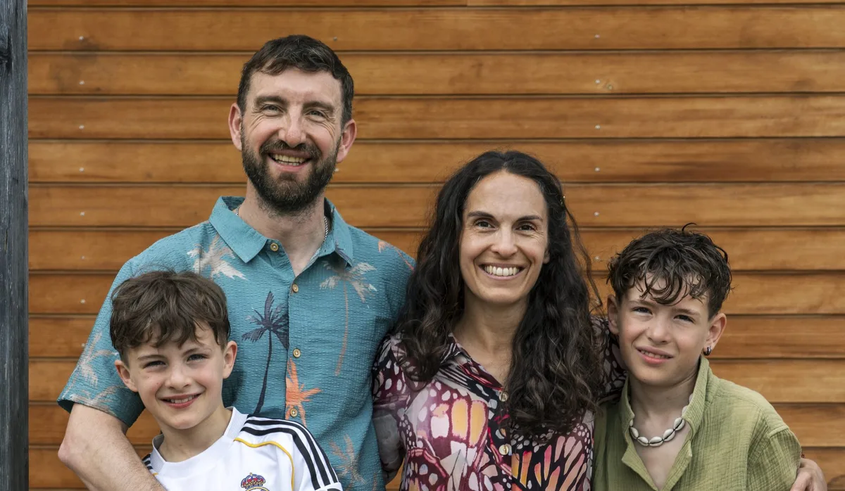 Autorität: Michael und Maddalena mit ihren beiden Söhnen