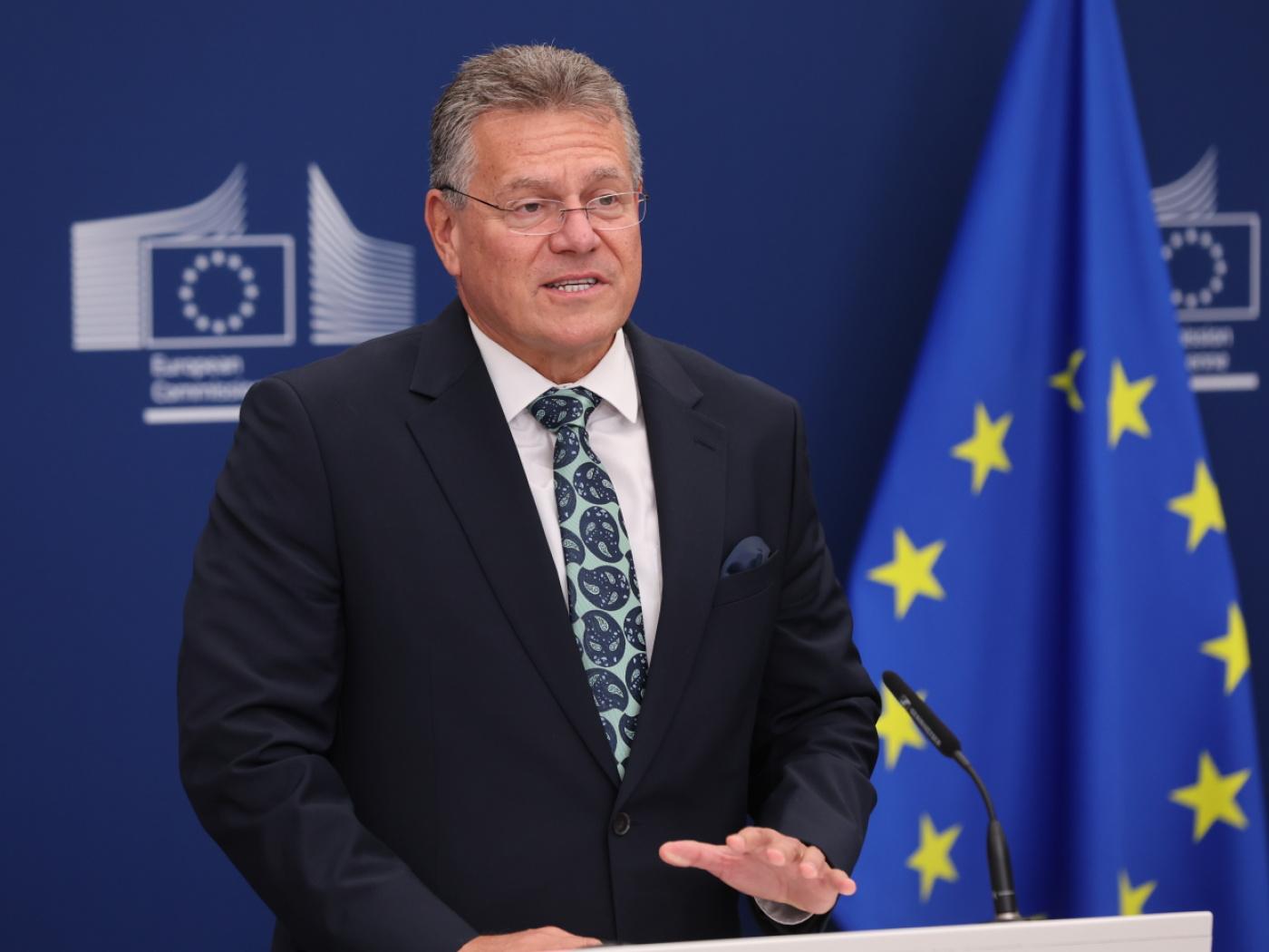 Vor der China-Reise von EU-Handelskommissar Maros Sefcovic wirbt die Deutsche Handelskammer in China für Dialog und gezielte Massnahmen im Handelsstreit. (Archivbild)