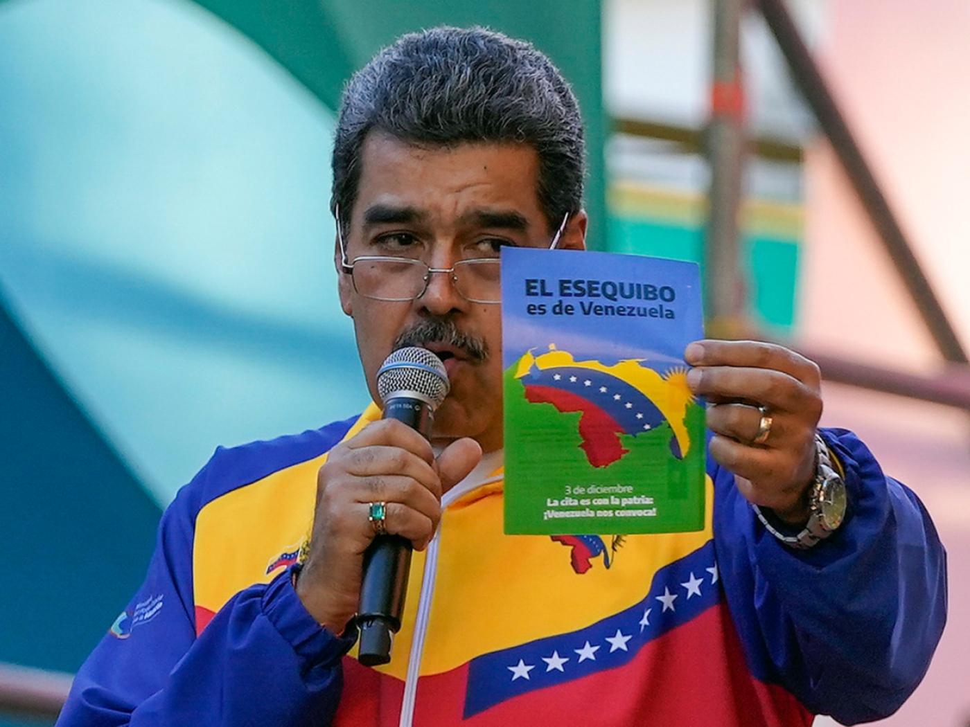 ARCHIV - Der von den USA gefangen genommene Ex-Staatschef von Venezuela, Nicolás Maduro. Foto: Matias Delacroix/AP/dpa/Archivbild