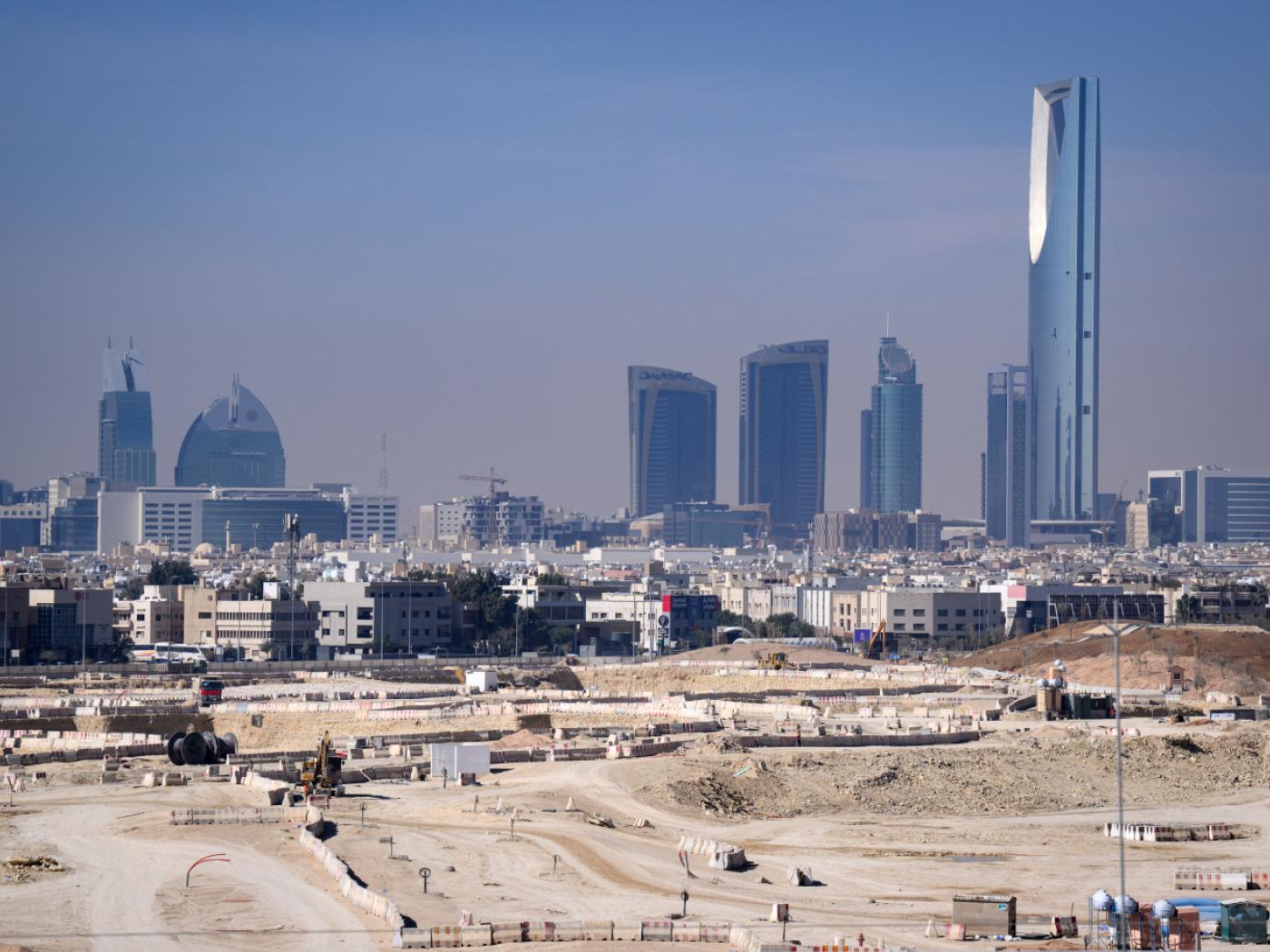 ARCHIV - Blick auf die Baustelle vom King Salman Park auf dem Gelände des ehemaligen Flughafens von Riad. Foto: Bernd von Jutrczenka/dpa/Symbolbild