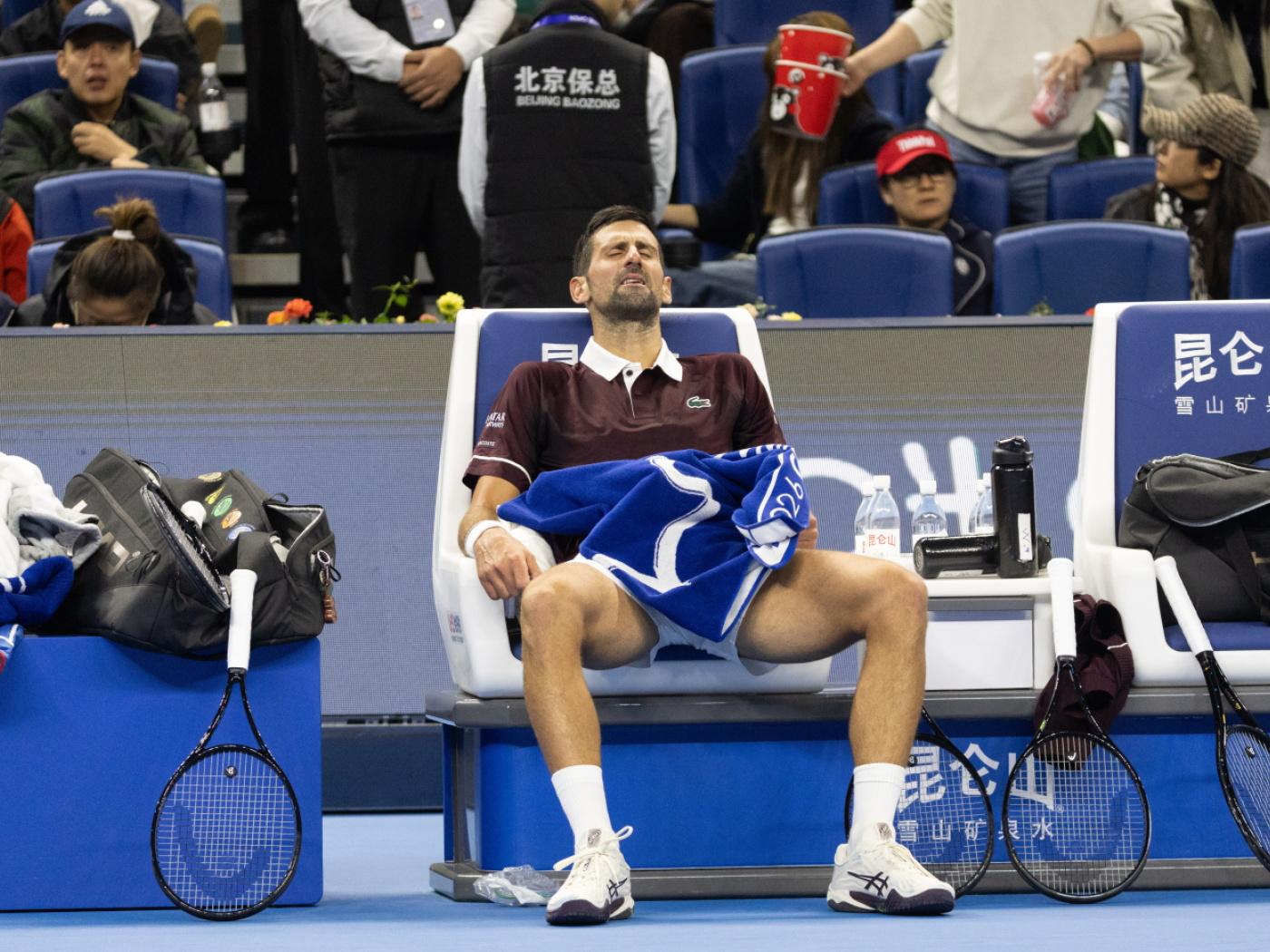 Kurioses Ende: Novak Djokovic erreicht in Peking den Final, ohne einen Matchball spielen zu müssen
