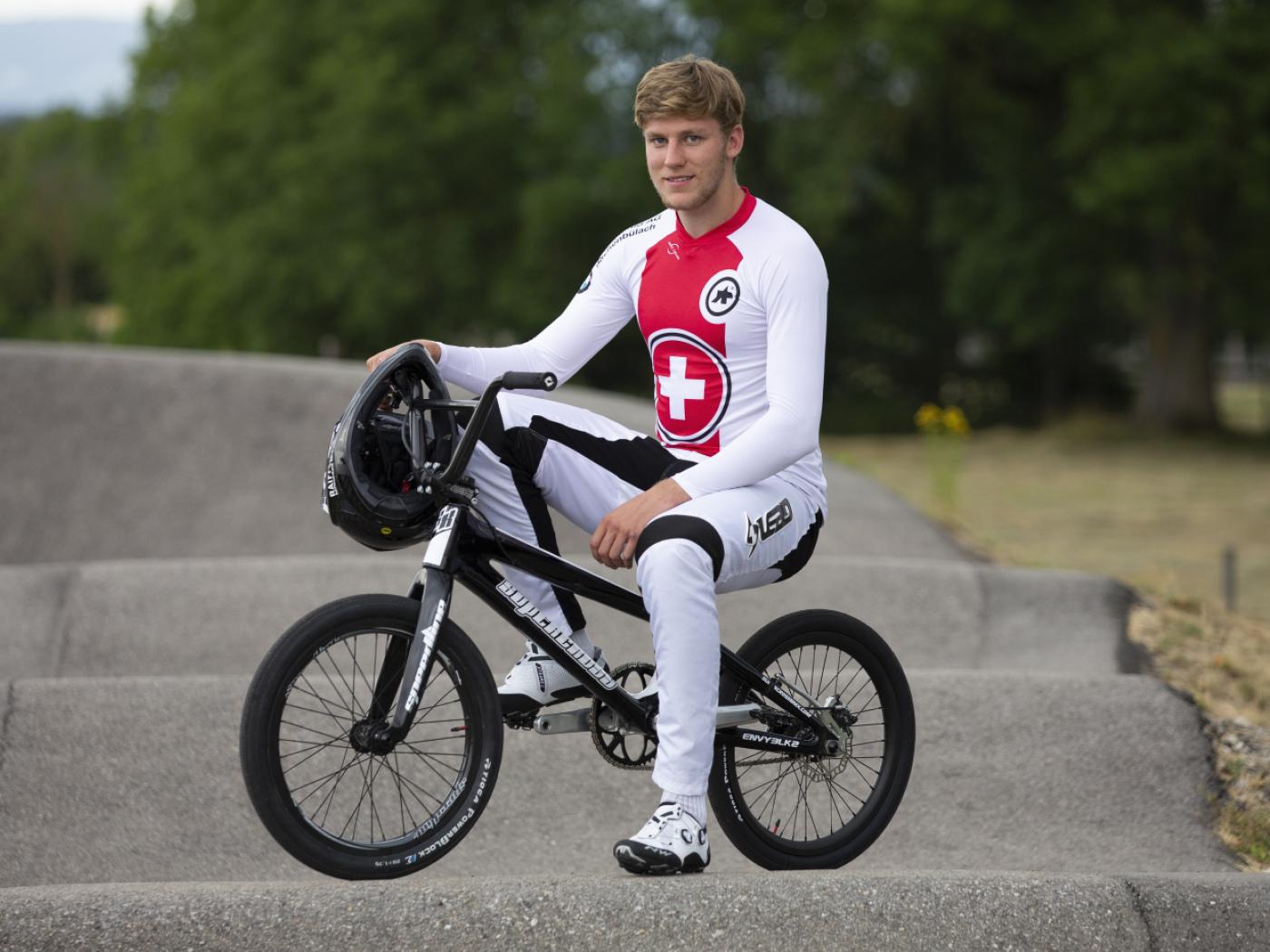 BMX-Racer Cédric Butti feiert seinen ersten Weltcup-Sieg