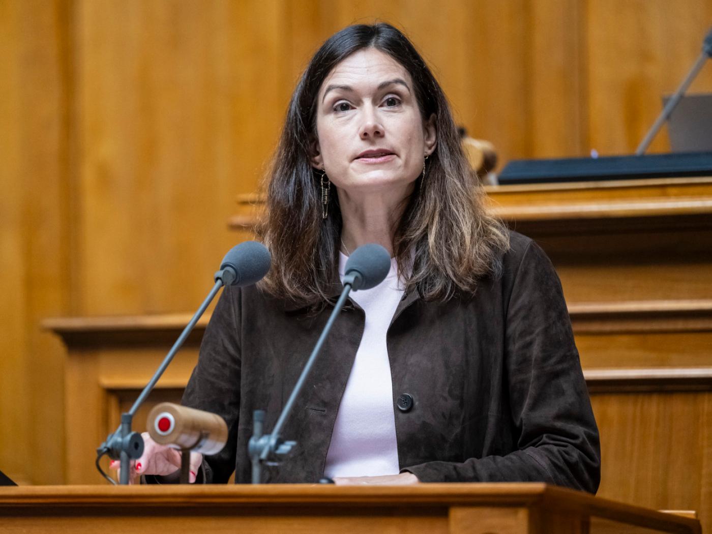 Sie hat die Wahl in den Aargauer Regierungsrat im ersten Anlauf geschafft: FDP-Nationalrätin Maja Riniker. Damit verteidigte sie problemlos den freiwerdenden FDP-Sitz für ihre Partei. (Archivbild)