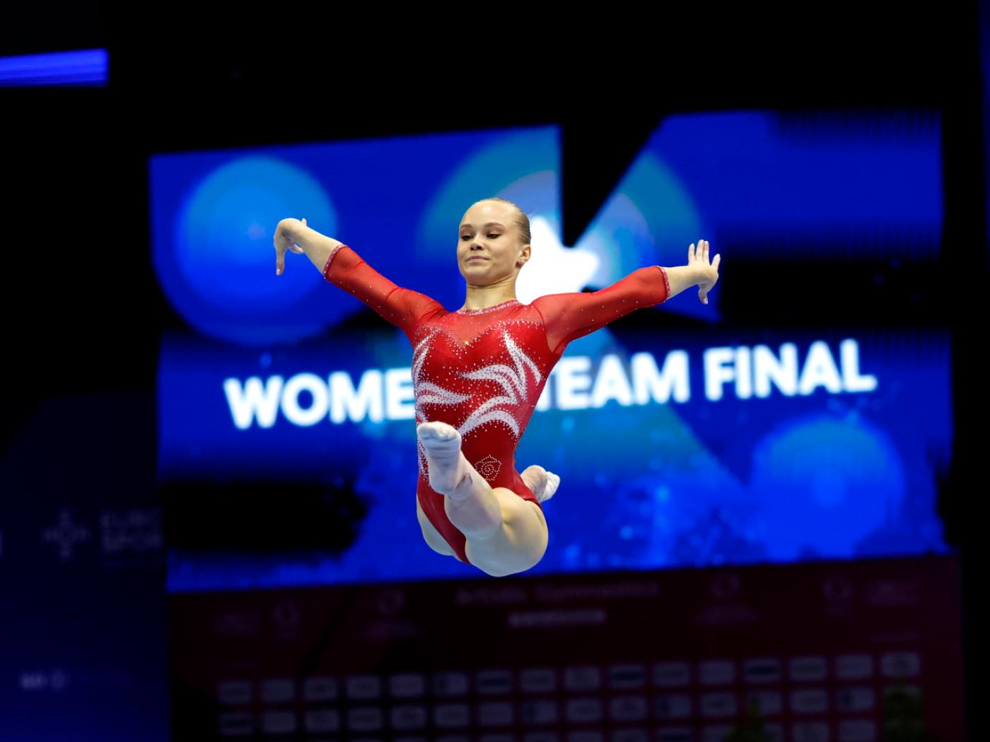 Angelina Melnikowa im August an der EM in Zagreb
