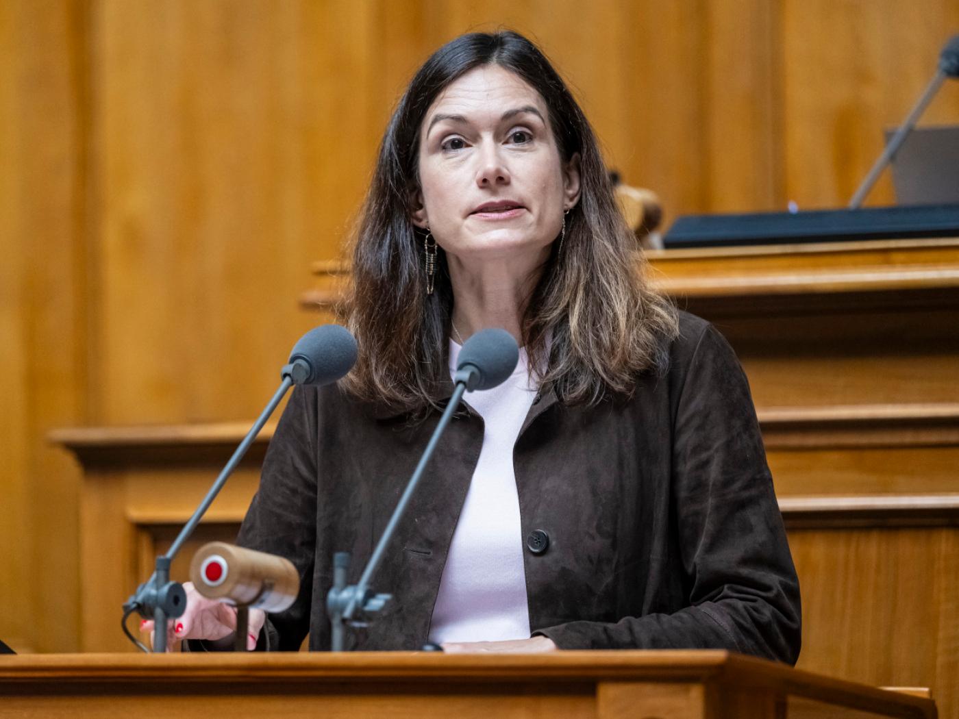 Die Aargauer FDP-Nationalrätin Maja Riniker schafft die Wahl in den Regierungsrat wohl im ersten Anlauf. (Archivbild)