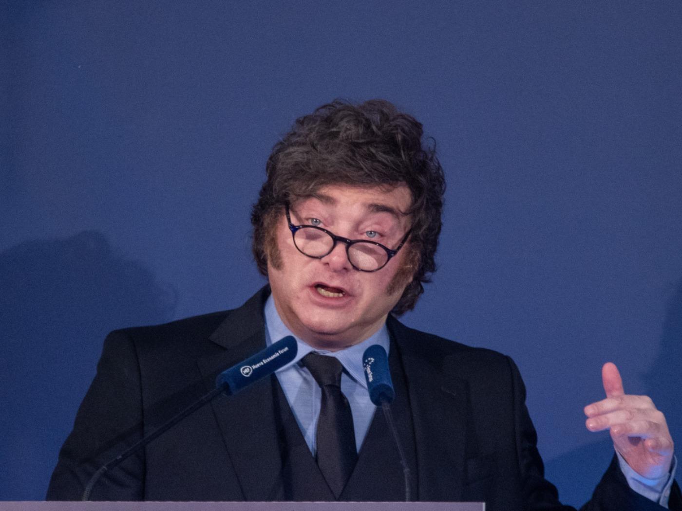 Javier Milei, Präsident von Argentinien, in Madrid. Foto: David Canales/SOPA Images via ZUMA Press Wire/dpa