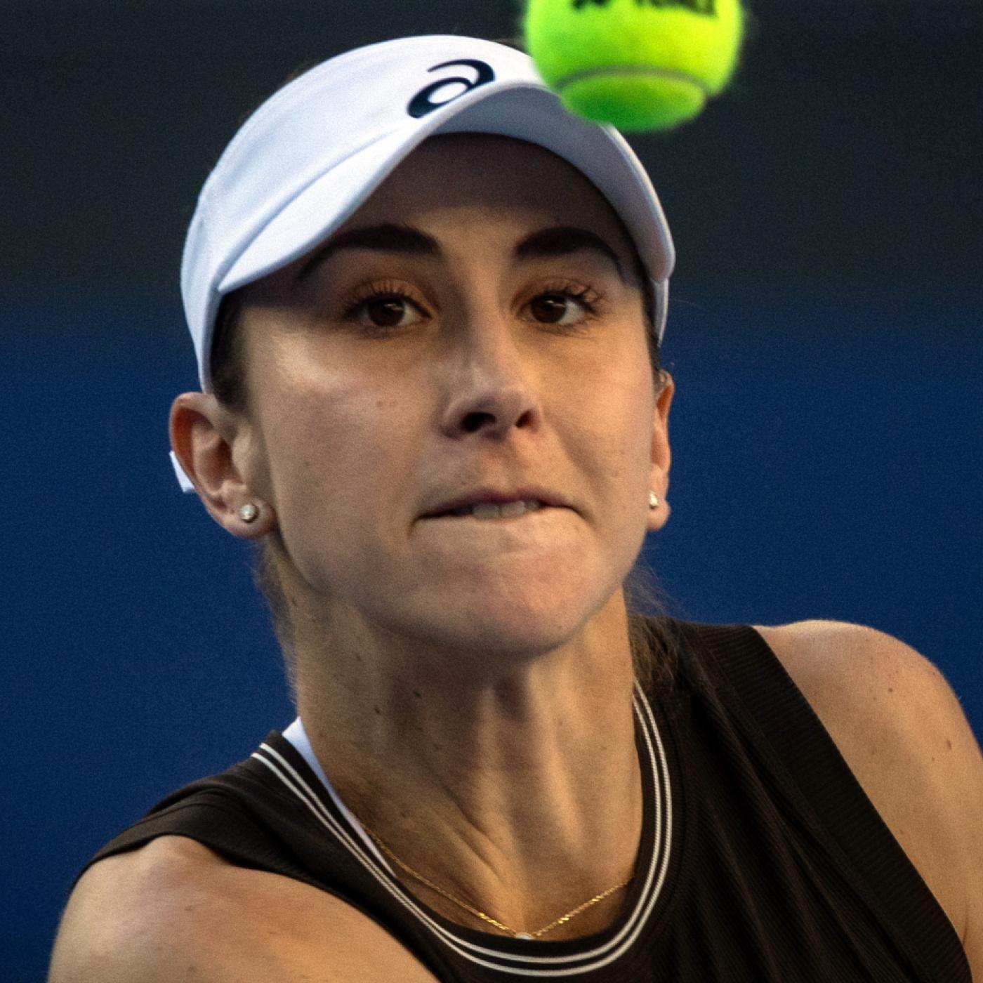 Geht konzentriert ans Werk: Für Belinda Bencic stehen diese Woche viele Weltranglistenpunkte auf dem Spiel