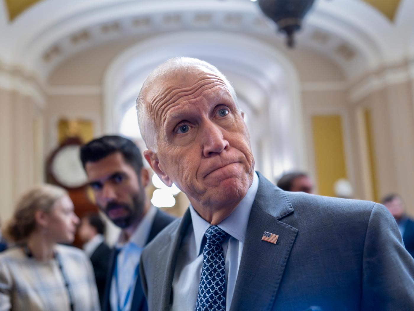 ARCHIV - Der republikanische Senator Thom Tillis. Foto: J. Scott Applewhite/AP/dpa/Archivbild