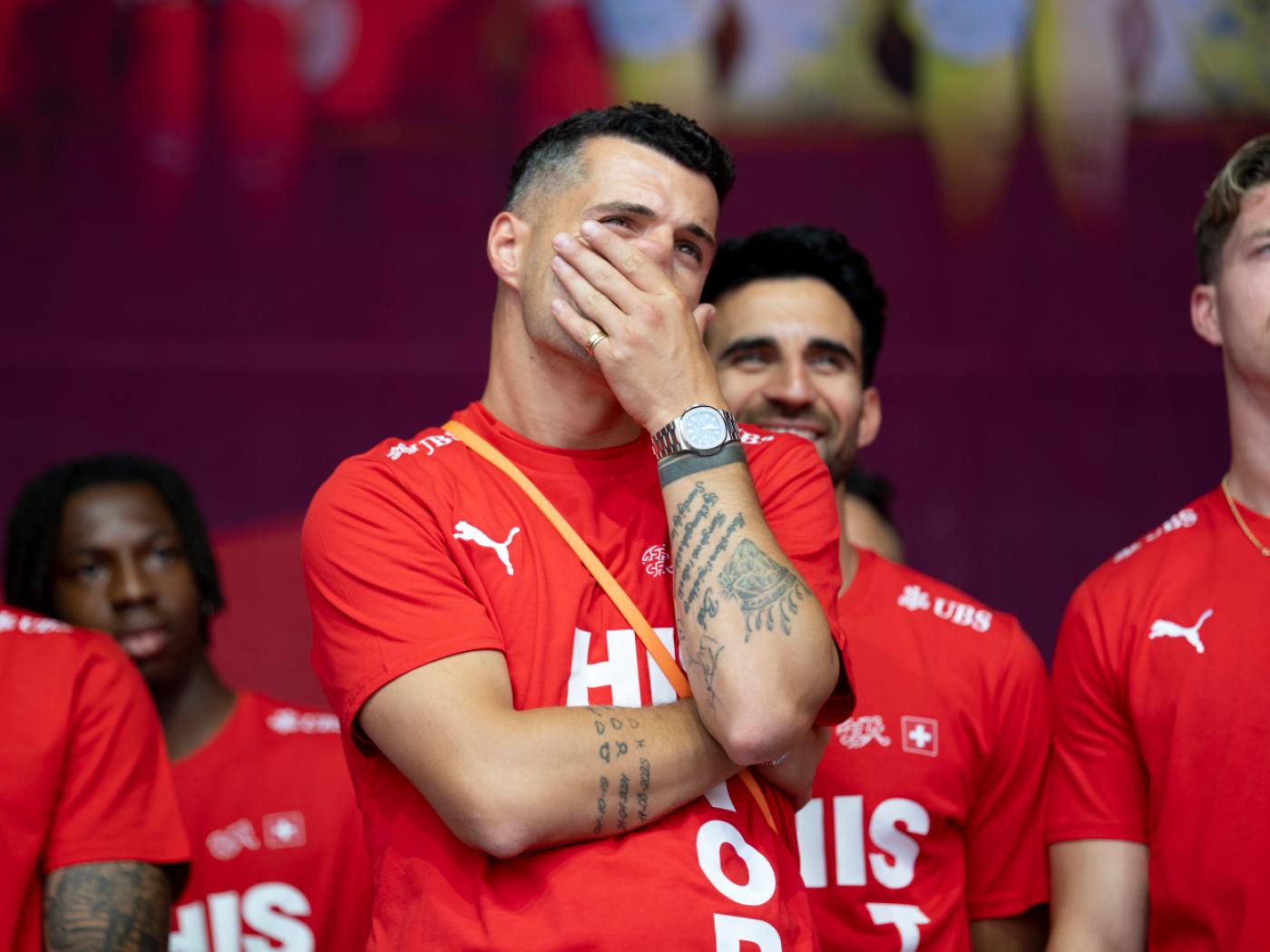 Granit Xhaka ist mit einer bedingten Geldstrafe belegt worden. (Archivaufnahme)