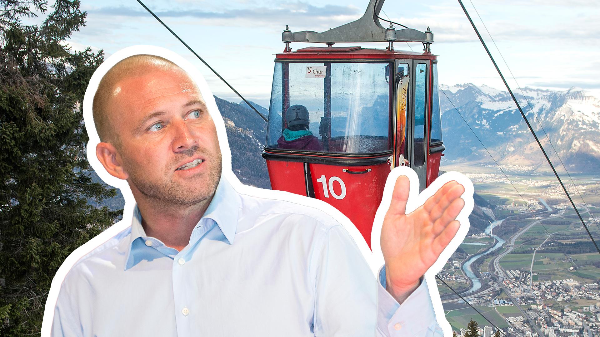 In die Jahre gekommen: Wie die bestehende Bahn langfristig erhalten und erneuert werden kann, kann Patrick Arnet nicht sagen.