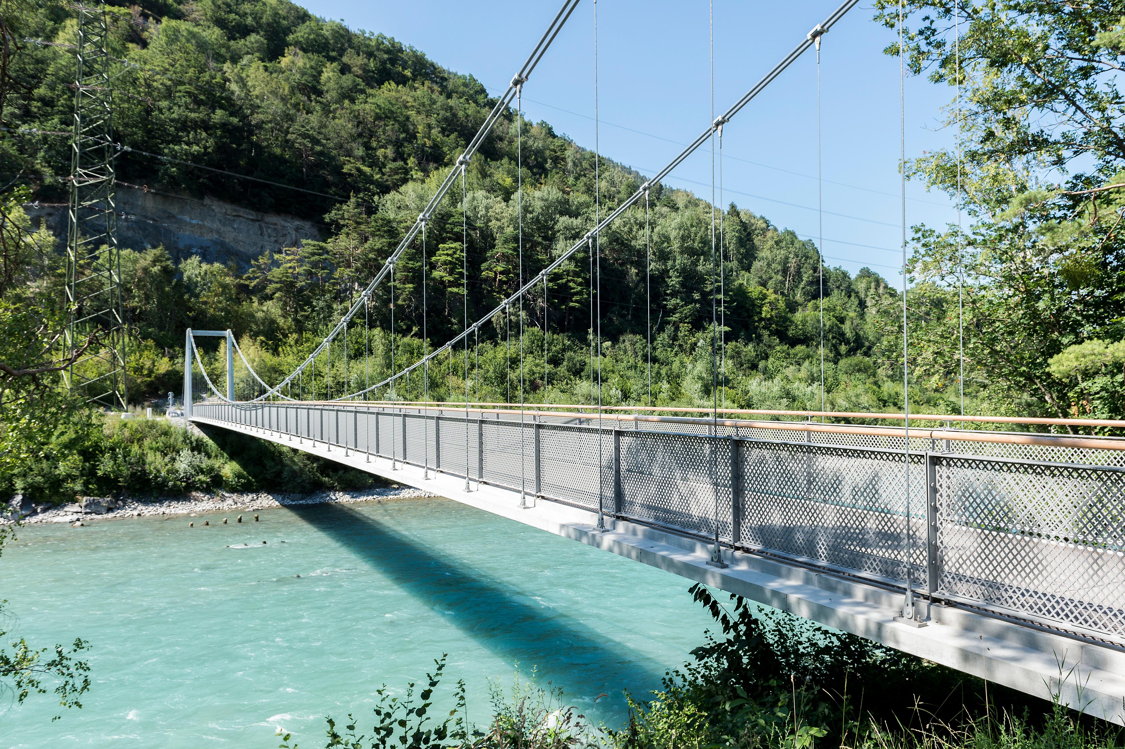 Über den Rhein: Auch die Pardislabrücke für Fussgänger und Velofahrende, die Chur und Haldenstein verbindet, ist Teil eines Agglomerationsprogramms. 