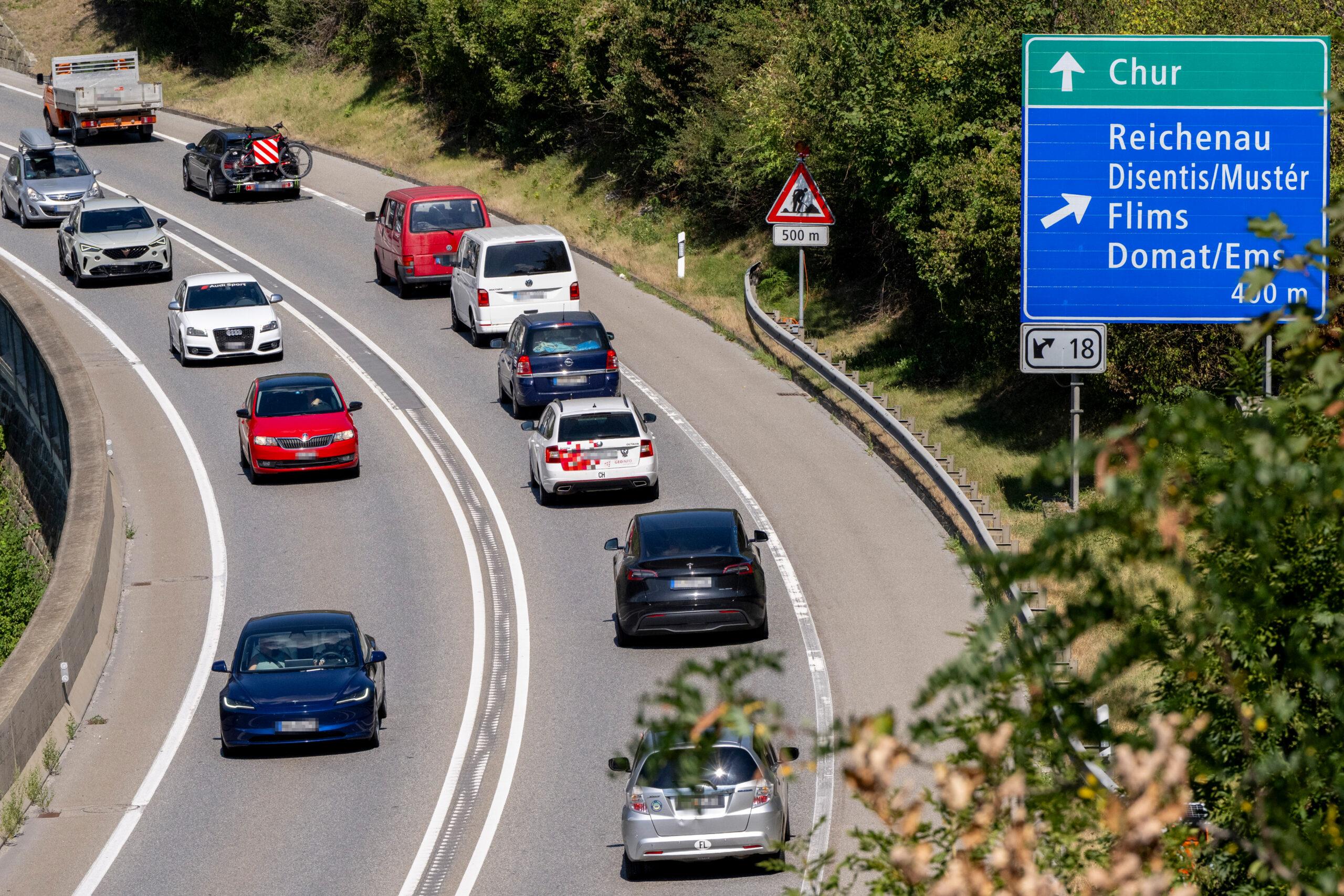 Rund um den Isla-Bella-Tunnel ist Stau am Wochenende keine Seltenheit. 