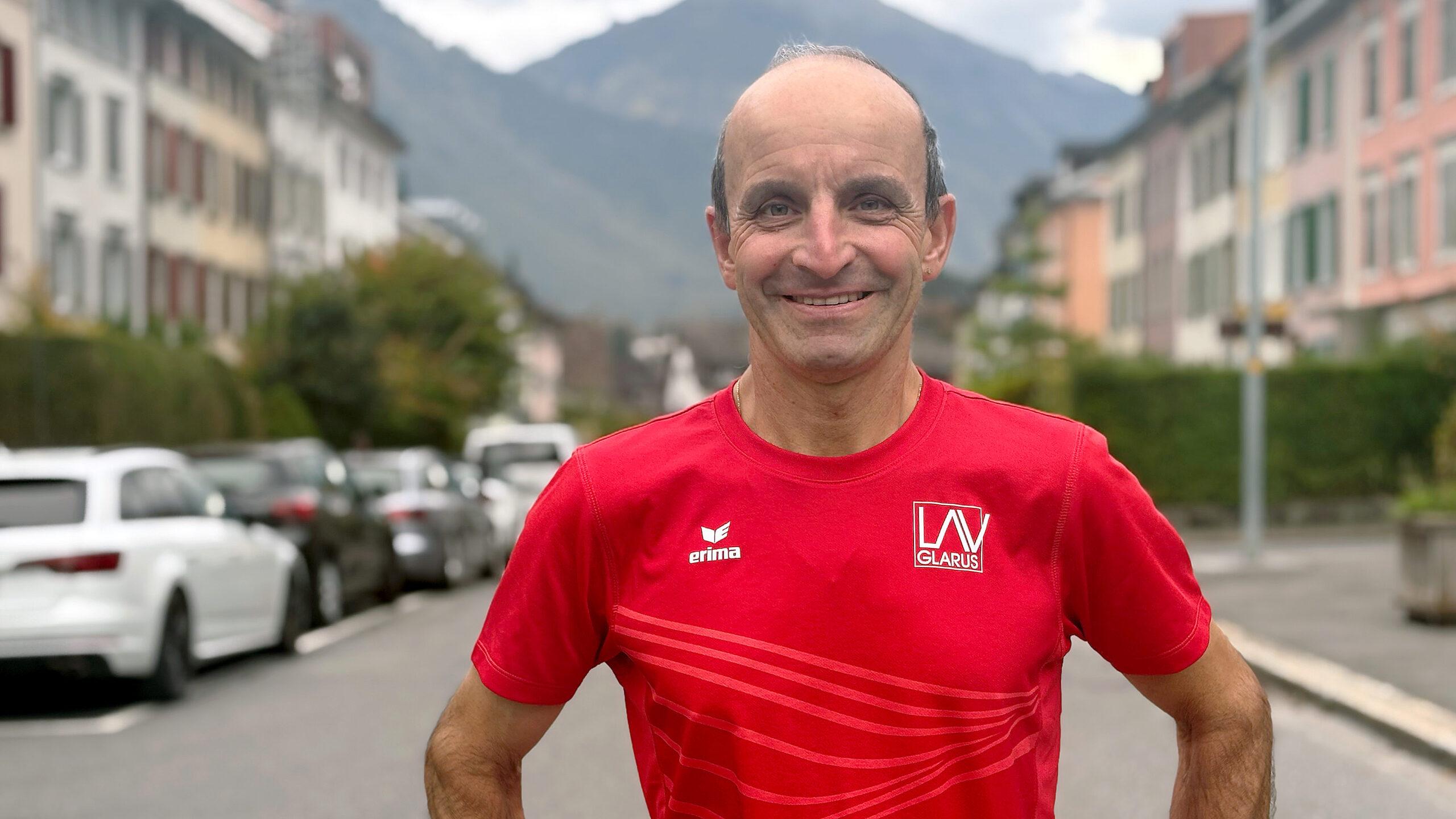 Er ist bereit: Walter Mezzomo freut sich auf den Glarner Stadtlauf vom Samstag.