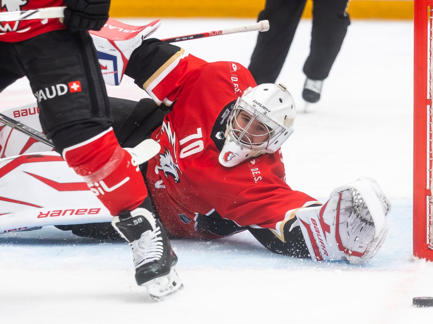 Konnte die Heimniederlage Lausannes nicht verhindern: Goalie Nummer 2 Ewan Huet