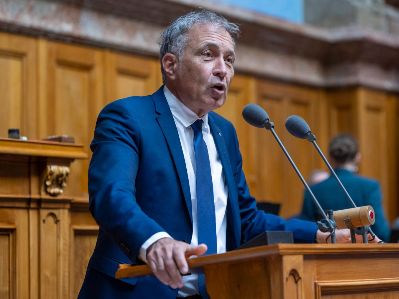 Will die Nachfolge von SVP-Bundesrat Guy Parmelin antreten: der Solothurner SVP-Nationalrat Rémy Wyssmann. (Archivbild)