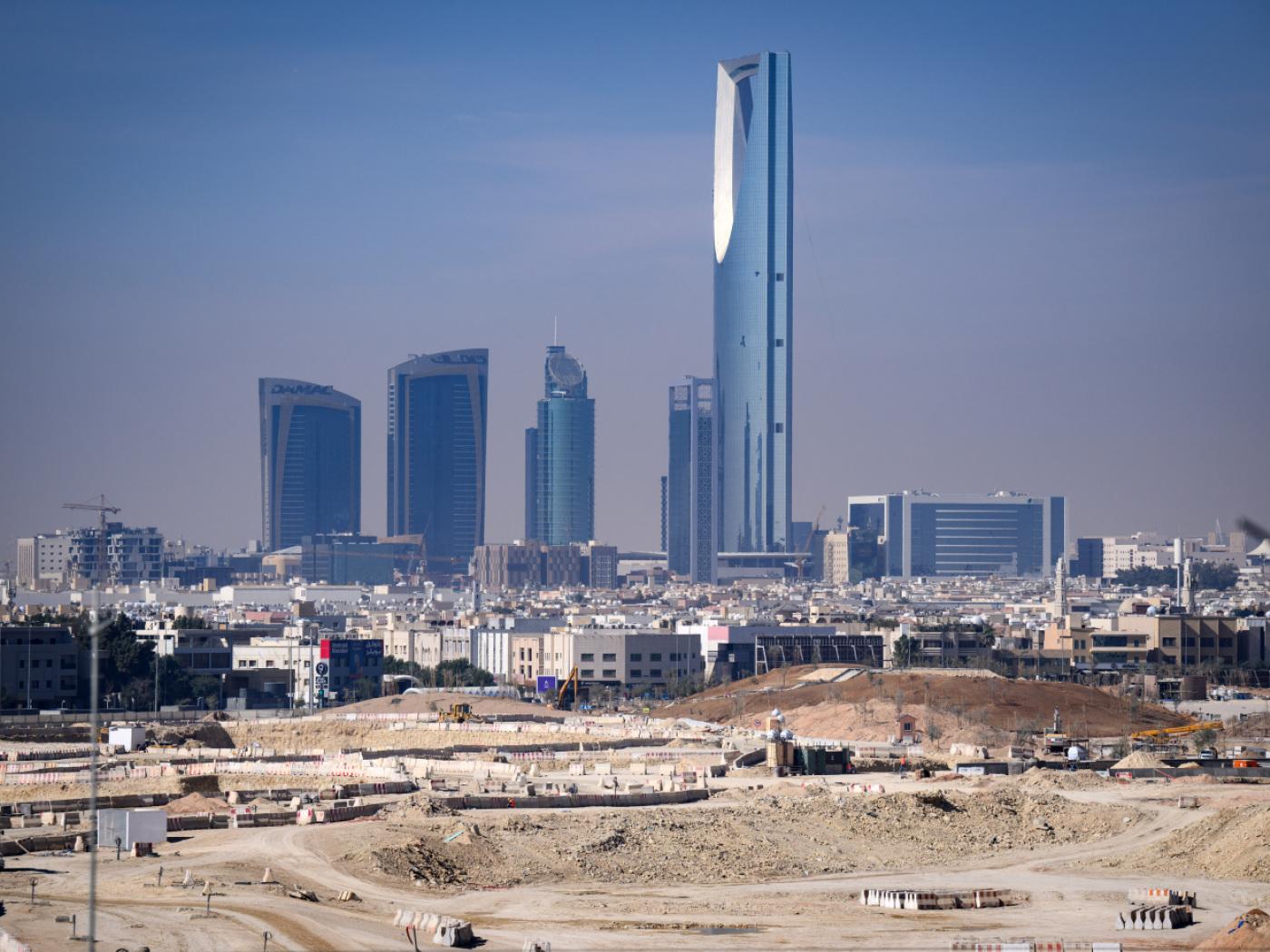 ARCHIV - Blick auf die Baustelle vom King Salman Park auf dem Gelände des ehemaligen Flughafens von Riad. Foto: Bernd von Jutrczenka/dpa