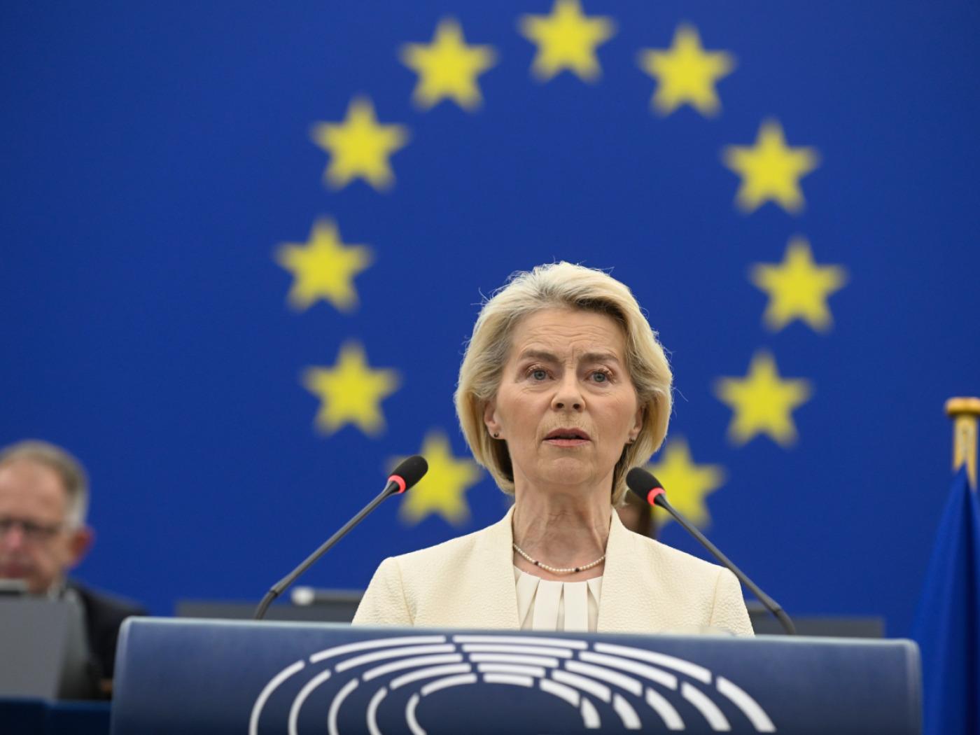 ARCHIV - Die Präsidentin der Europäischen Kommission, Ursula von der Leyen. Foto: Pascal Bastien/AP/dpa/Archivbild
