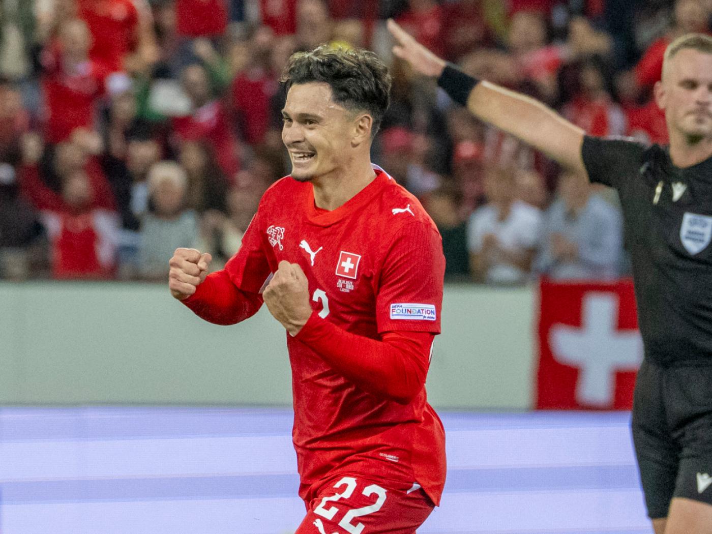 Fabian Rieder bringt die Schweiz mit seinem Treffer gegen Nordmazedonien auf Kurs