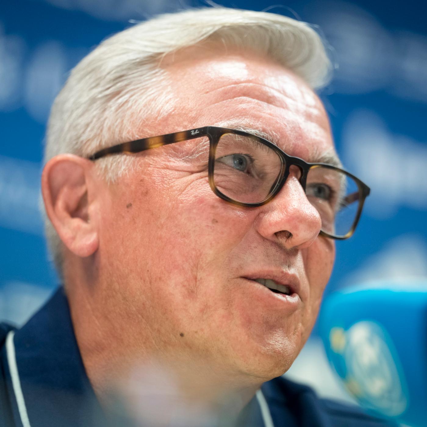 Olaf Janssen spricht bei seiner Vorstellung als GC-Trainer über sich und seine Ideen